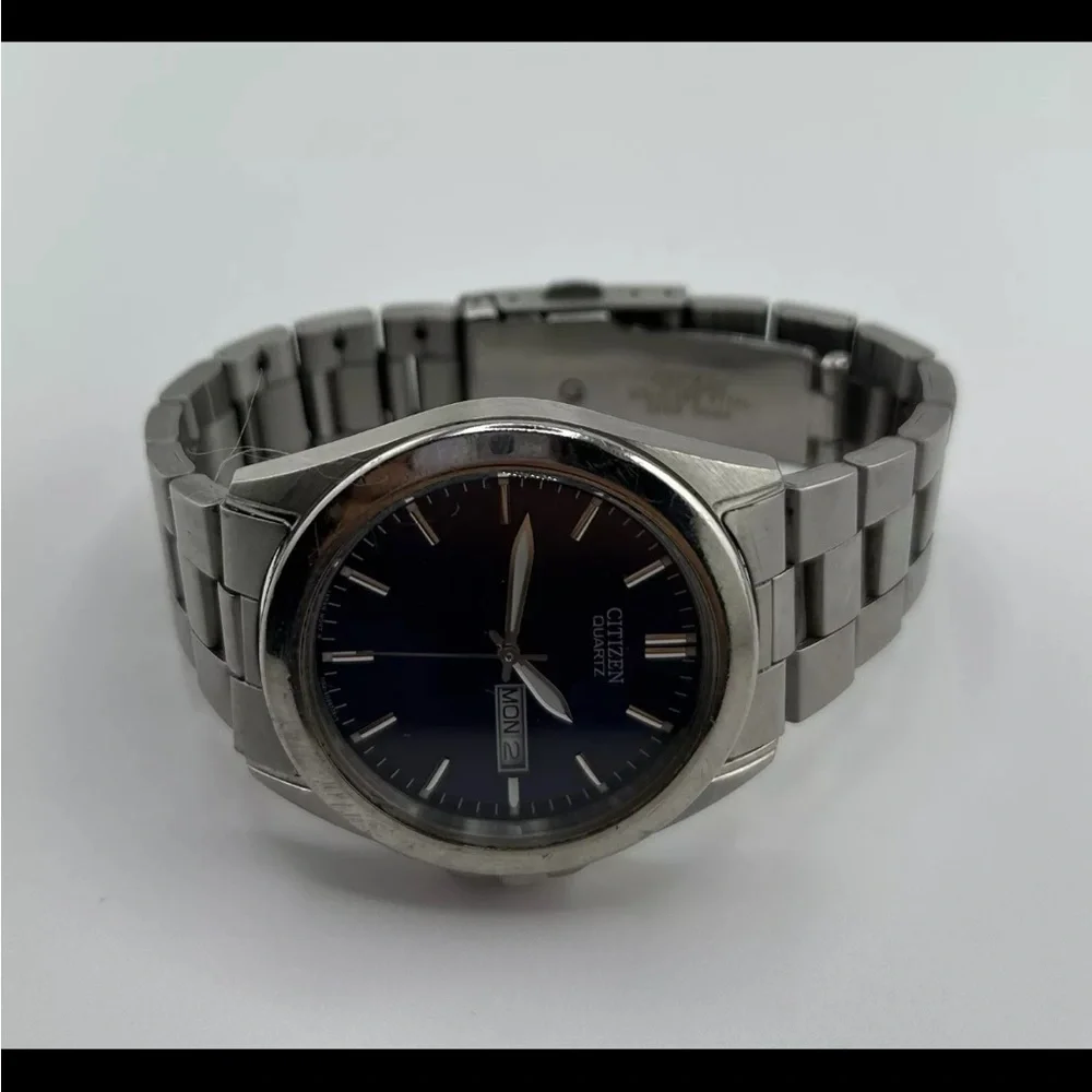 Citizen 40mm Silver Stainless Steel BF0500-57L #39 new battery